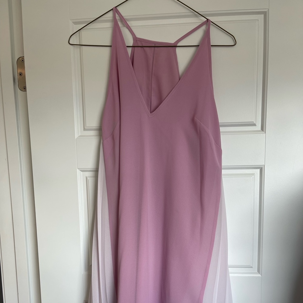 BCBGeneration Pink/Purple Pleated Dress